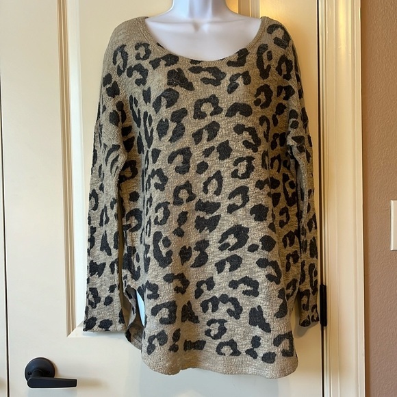 Luna Chic Gauzy Oversized Long Sleeve Shirt - Picture 1 of 7